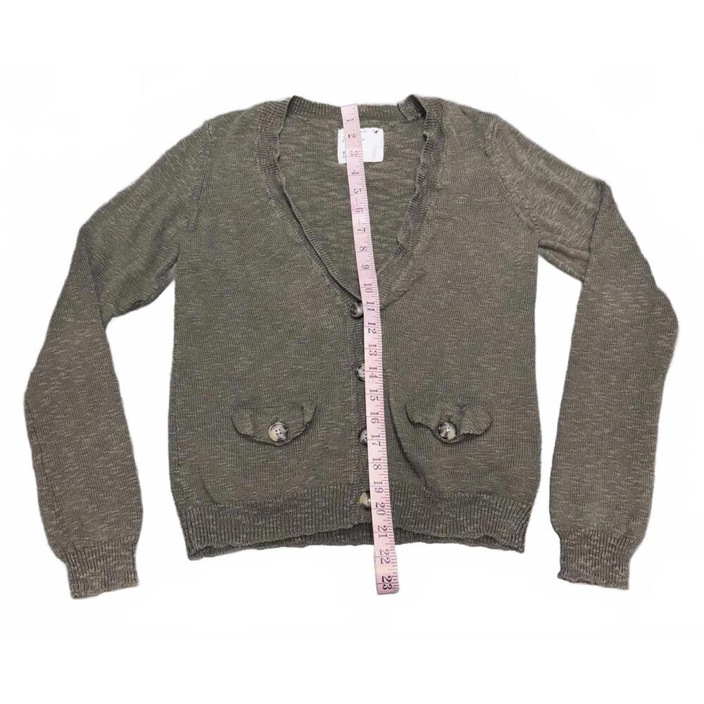 American Eagle Outfitters‎ Olive Green Cardigan Sweater - Women's Size Medium - Picture 5 of 5